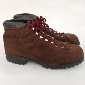 🌄 Vintage Women's Brown Suede MILO Hiking/Mountaineering Boots Size 8 🌄